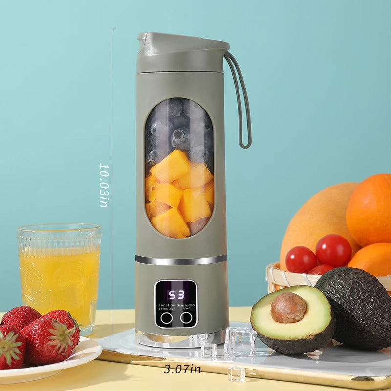 BlendGo Pro - Przenośny Blender USB 450ml | 10 Ostrzy | 3 Tryby