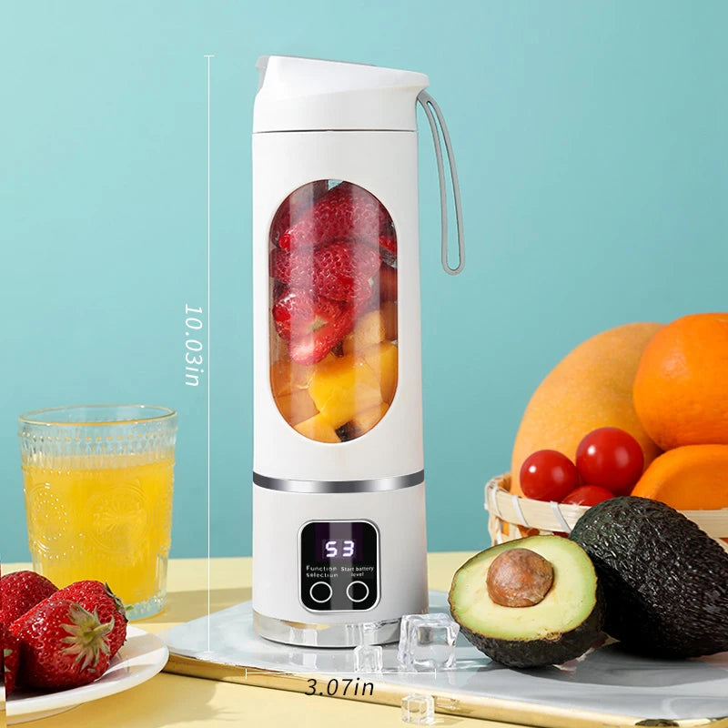 BlendGo Pro - Przenośny Blender USB 450ml | 10 Ostrzy | 3 Tryby
