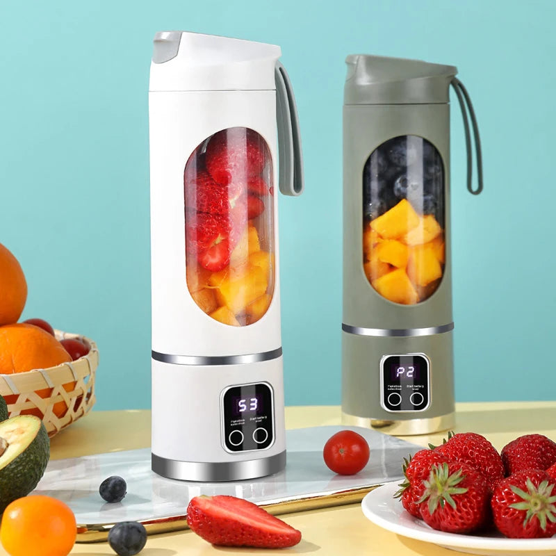 BlendGo Pro - Przenośny Blender USB 450ml | 10 Ostrzy | 3 Tryby