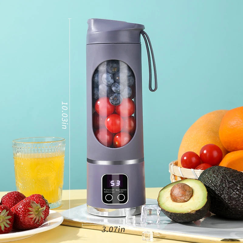 BlendGo Pro - Przenośny Blender USB 450ml | 10 Ostrzy | 3 Tryby